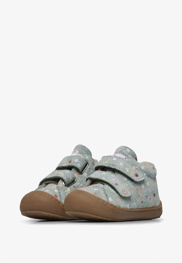 NATURINO COCOON VLLauflernschuhe aus Veloursleder, Salbei