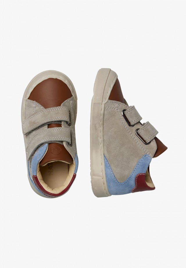 NATURINO NERYS VLSchuhe aus Leder und Veloursleder, Grau-Braun