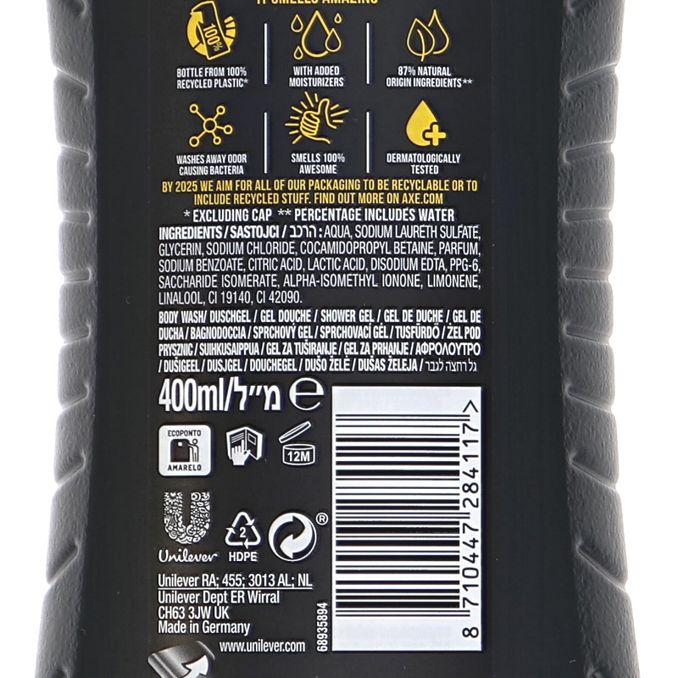 Axe Black Duschgel, 400 ml von Axe