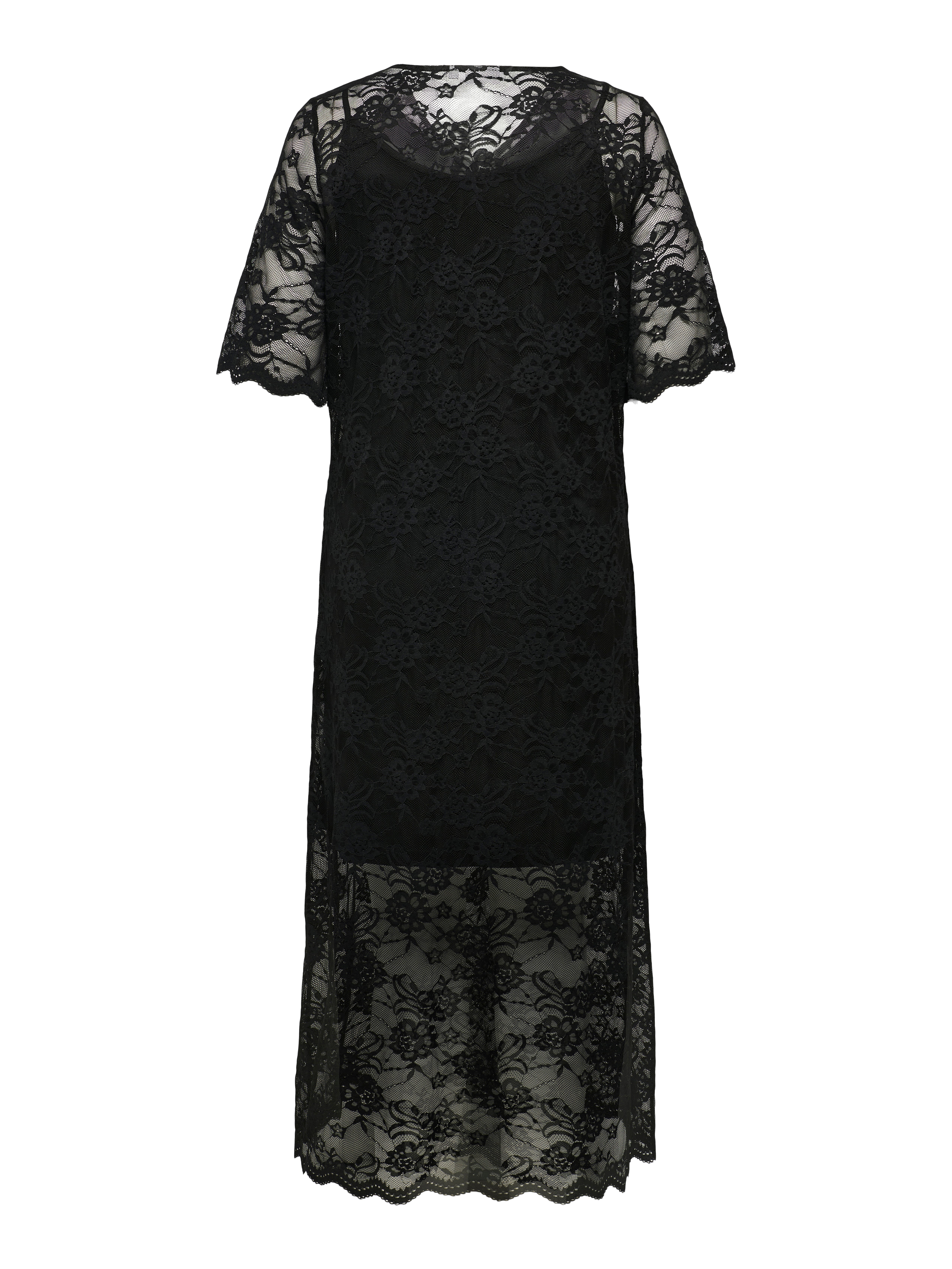 CARSILINA Langes Kleid Black
