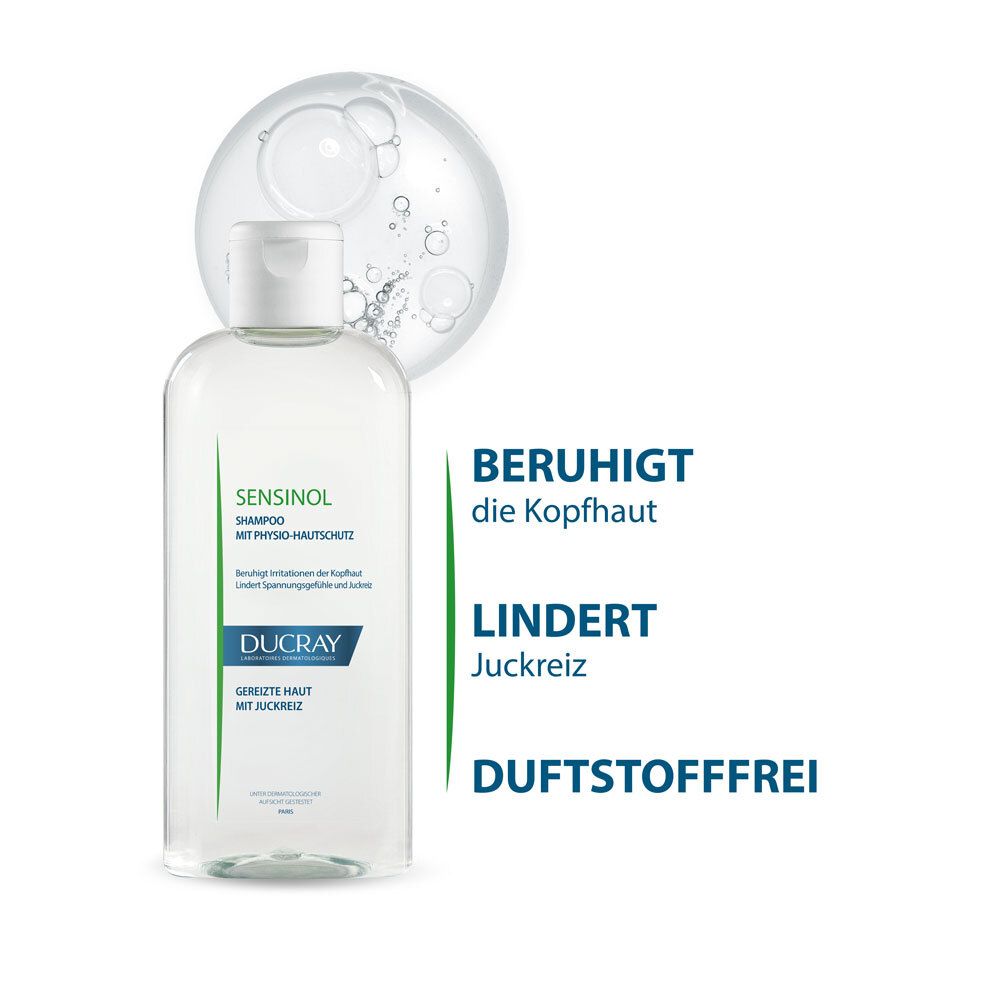 DUCRAY SENSINOL Pflege-Shampoo - für juckende und gereizte Kopfhaut