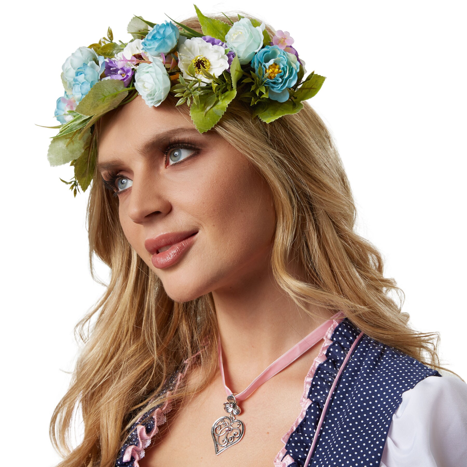 tectake® Blumenkranz Frühlingswiese