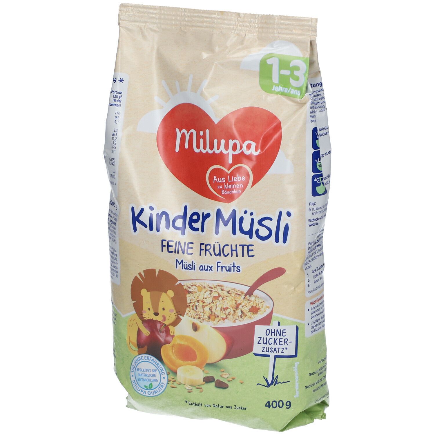 Milupa Kinder Müsli Feine Früchte