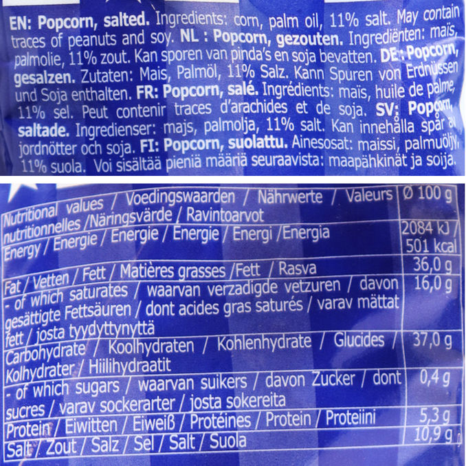 Popcorn Salted , 80g von Popcorn Original
