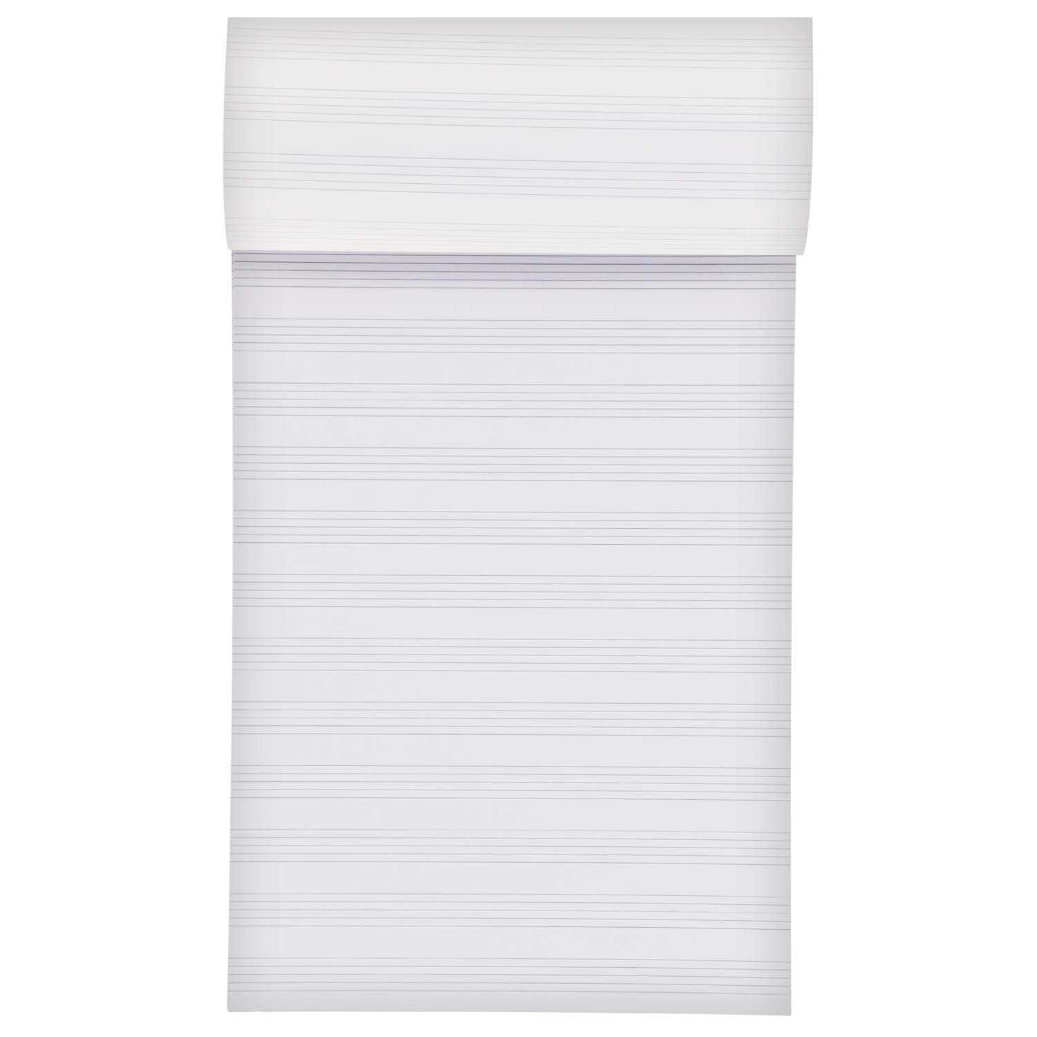 Notenblock DIN A4 10 Blatt