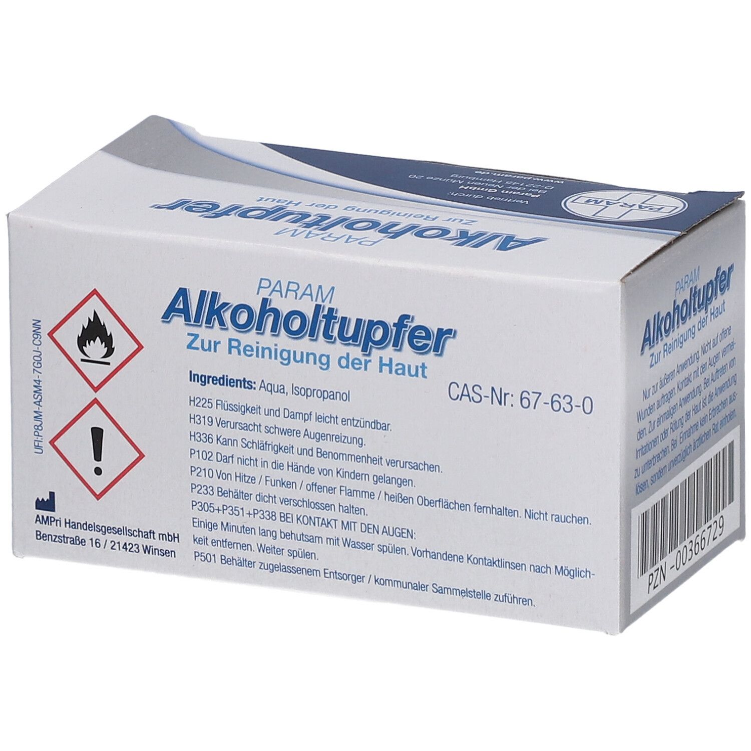 PARAM Alkoholtupfer