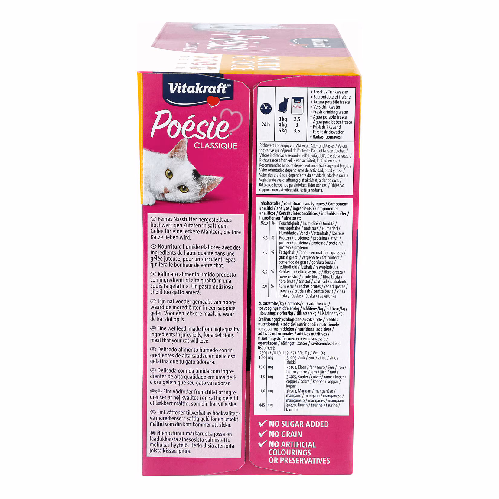 Vitakraft Poesie Classique Sauce MSC 12 x 85 g, 5er Pack