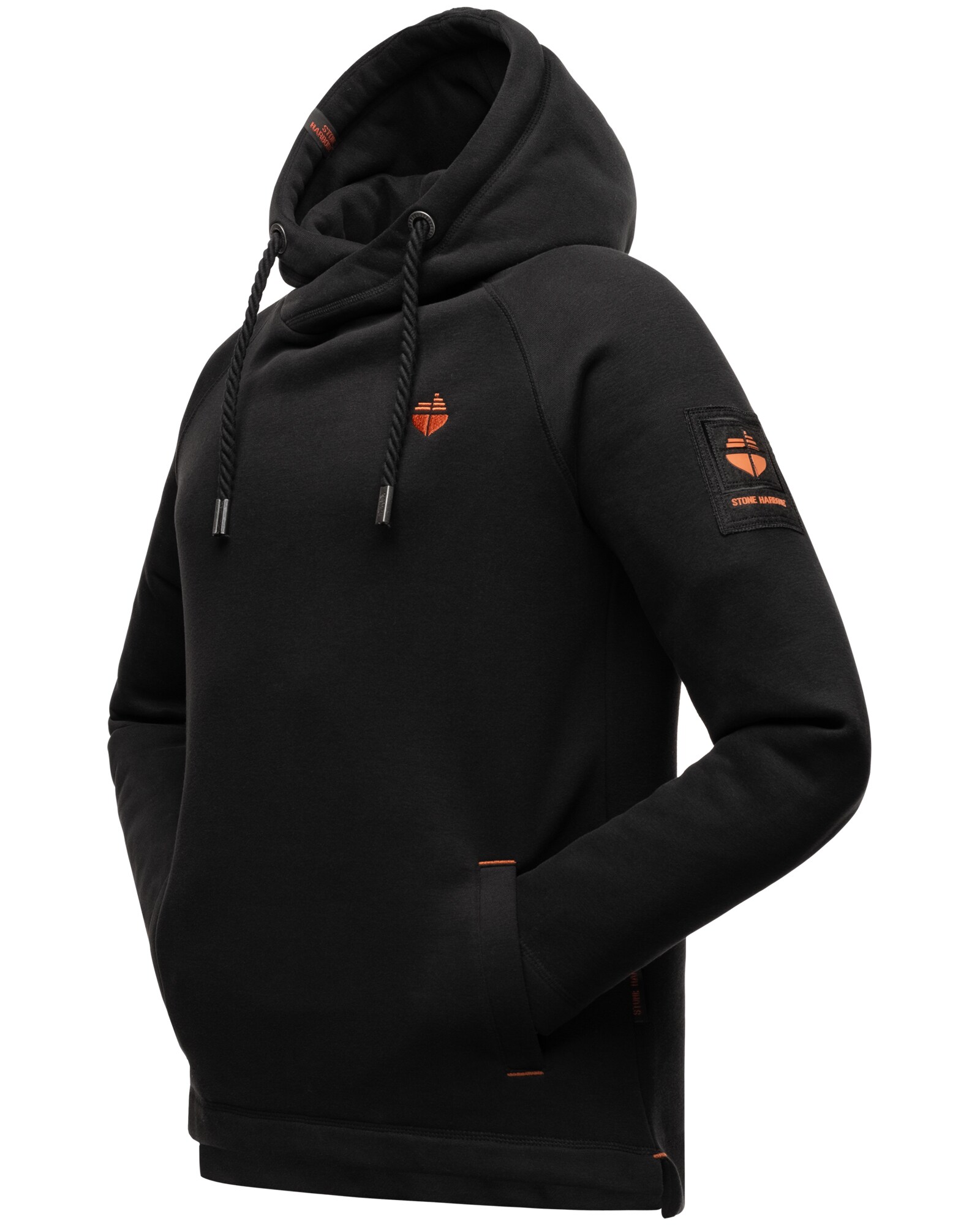 STONE HARBOUR Herren Hoodie Sportlicher Kapuzenpullover mit großen Kordeln Caspian Sailor