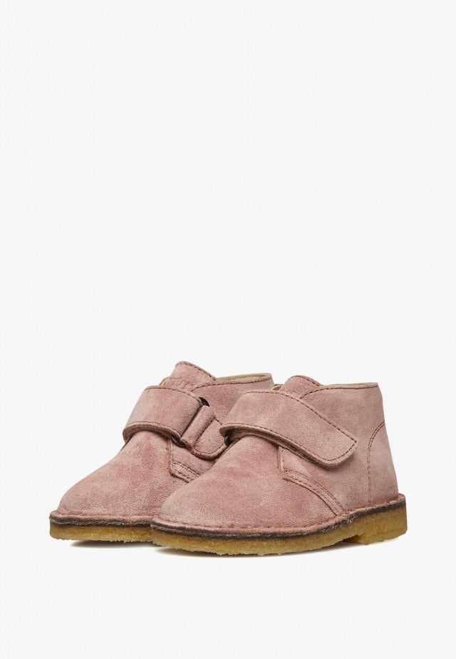 NATURINO CHOCODesert Boots aus Veloursleder, Rosa