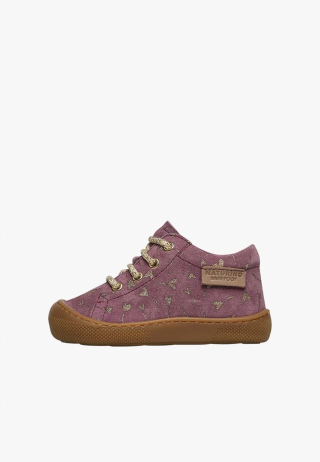 NATURINO AMURBarfußschuhe aus Veloursleder, Violett