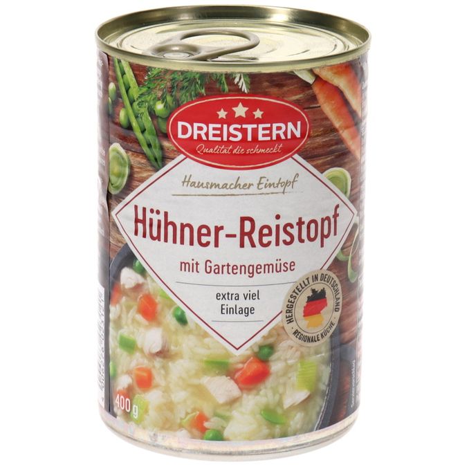 Hühnertopf mit Reis, 400g von DREISTERN