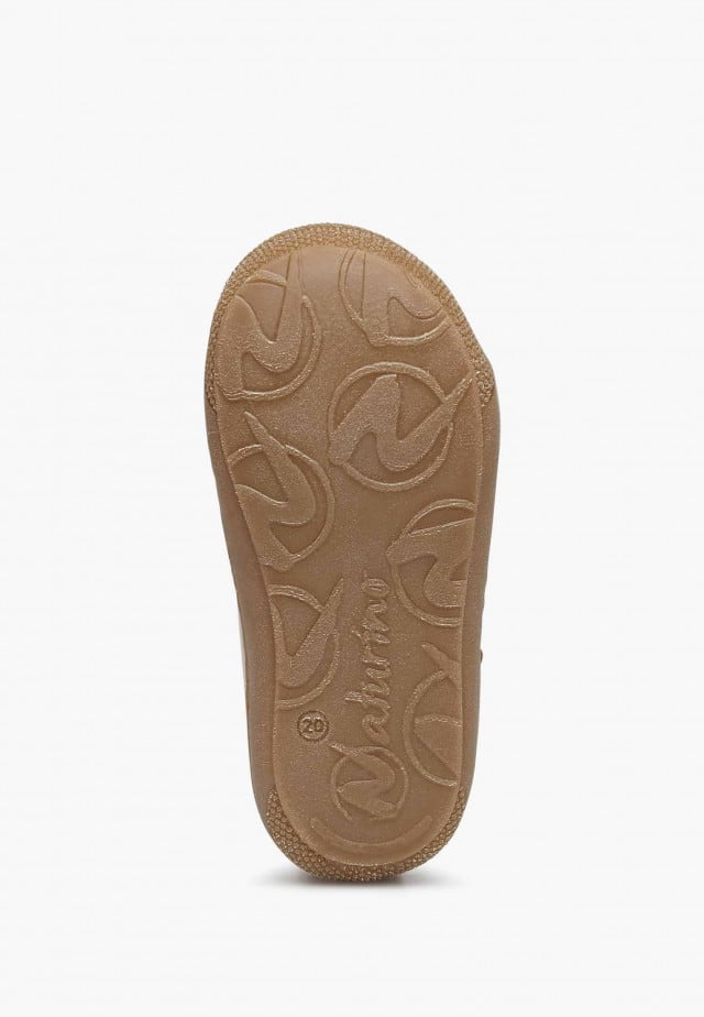 NATURINO COCOONLauflernschuhe aus Nappaleder, Puderrosa