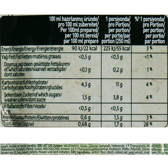Knorr Cremige Champignonsuppe, 63g von Knorr