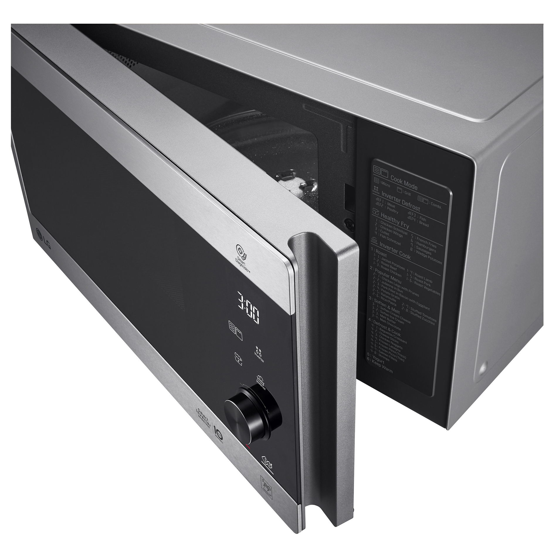 LG Mikrowelle MH6565CPS - Edelstahl - 25 Liter