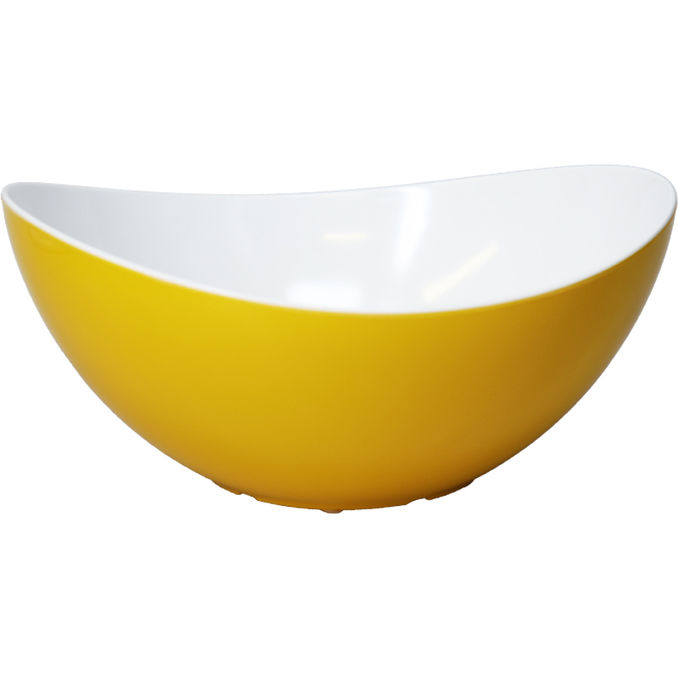Salat Schale Two-Tone Yellow, 26 x 23,5 x 12cm von Gimex