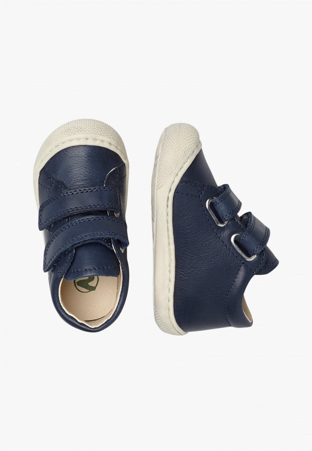 NATURINO COCOONLauflernschuhe aus Nappaleder, Marineblau