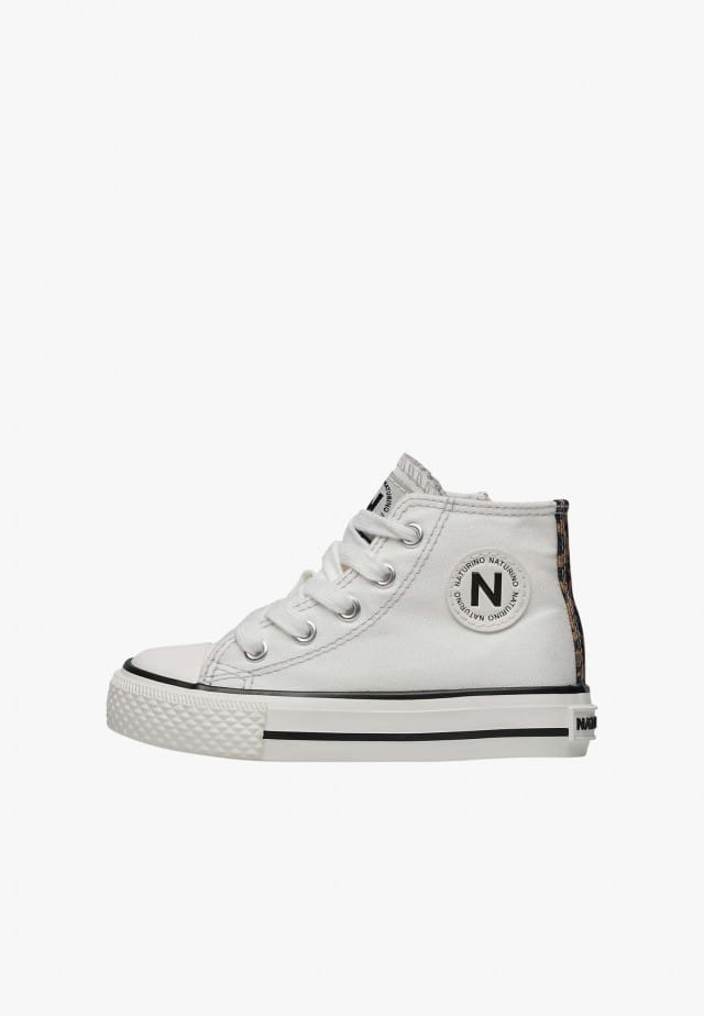 NATURINO YLFAS.Sneakers aus Stoff mit Tierdetails, Weiß