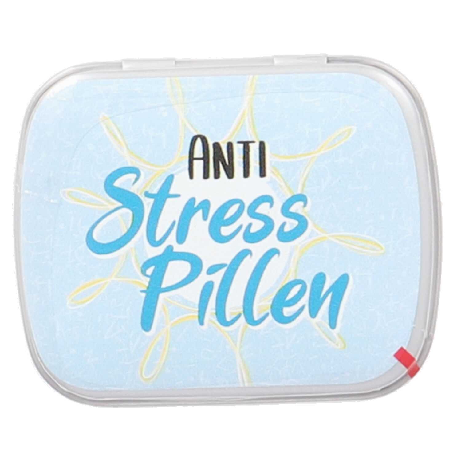 Pfefferminz-Pillen Anti Stress, in Metalldose