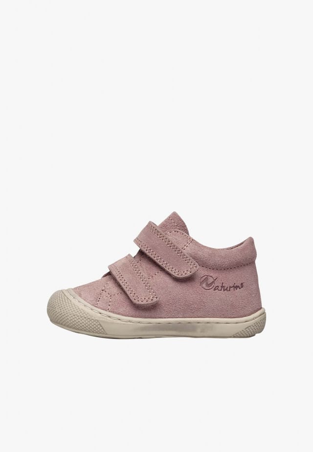 NATURINO COCOON VLLauflernschuhe aus Veloursleder, Altrosa