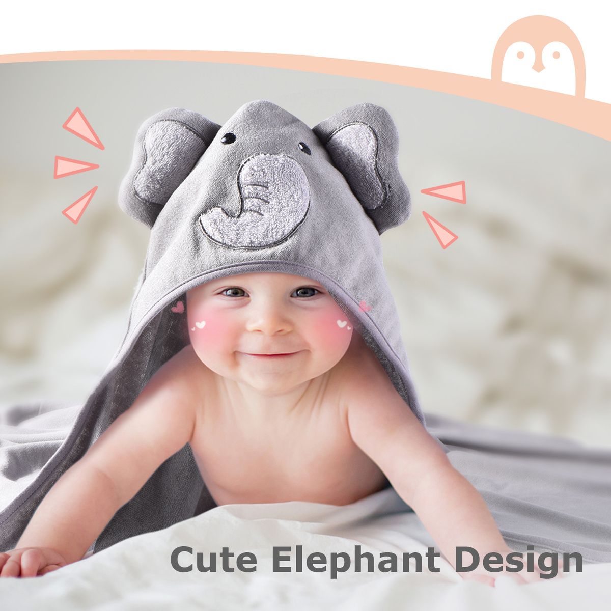 Momcozy Baby Kapuzenhandtuch