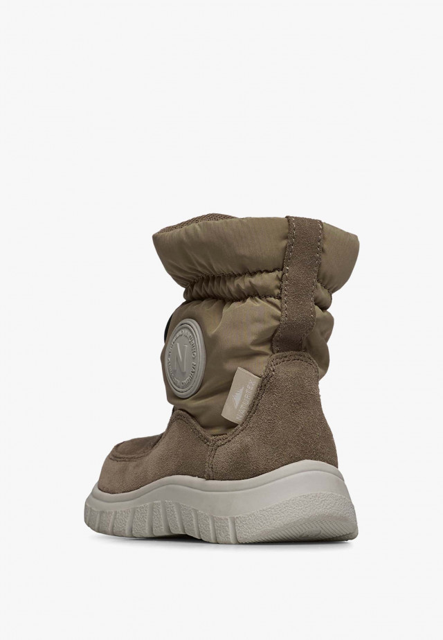 NATURINO VARNA 2 WP.Stiefel aus Veloursleder und technischem Gewebe, Hellbraun