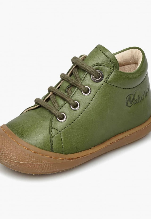 NATURINO COCOONLauflernschuhe aus Nappaleder, Grün