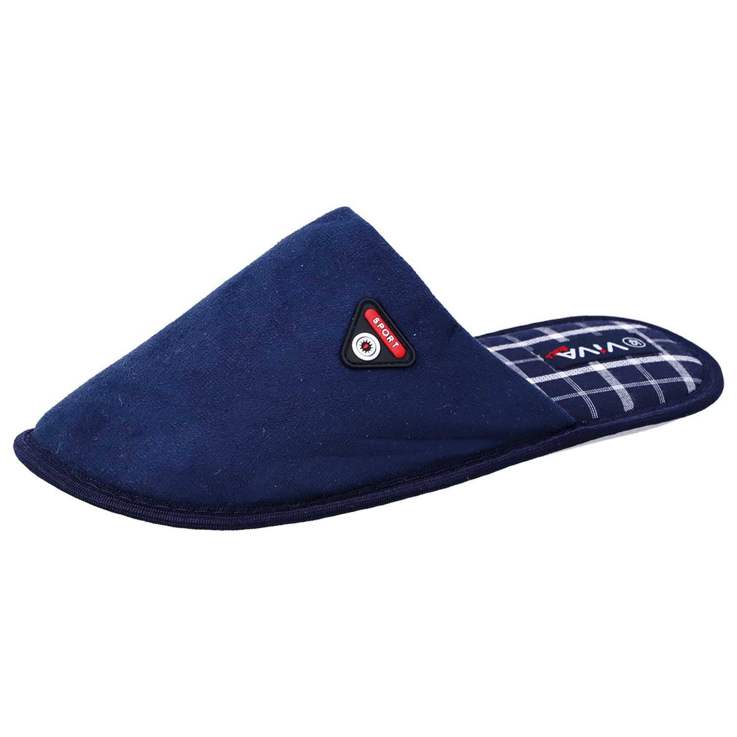 Herren Hausschuh Alcantara Optik Gr. 41-46
