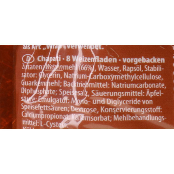 Chapati Weizenfladen, 320g von sabita