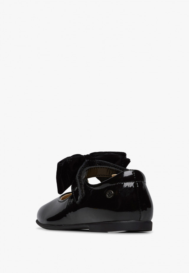 NATURINO SIELLEBallerinas aus Lackleder, Schwarz