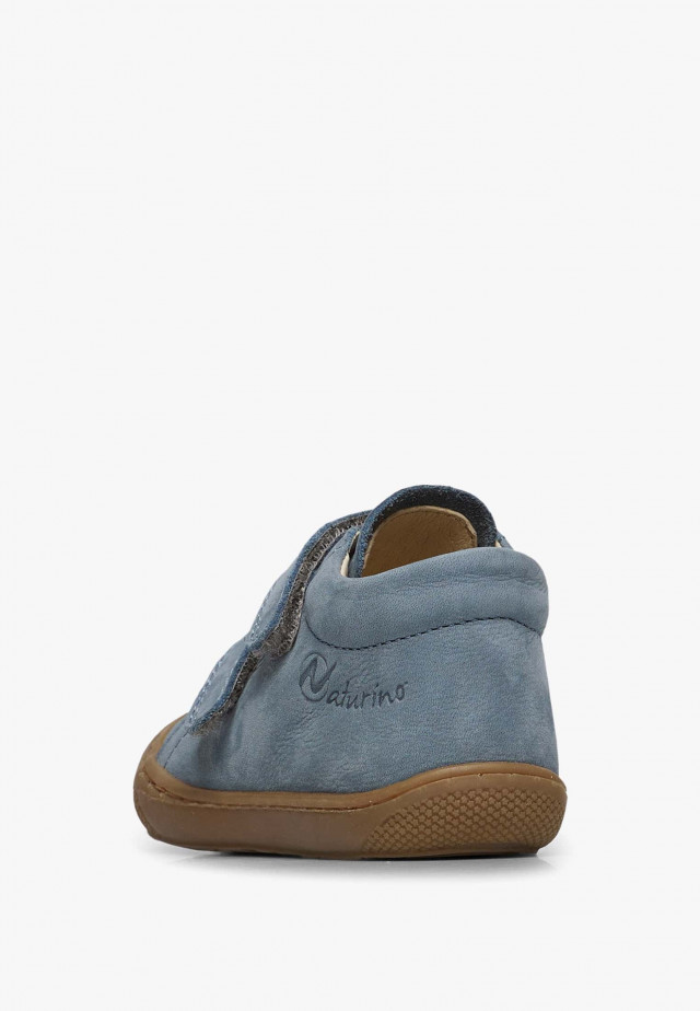 NATURINO COCOON VLLauflernschuhe aus Veloursleder, Azurblau