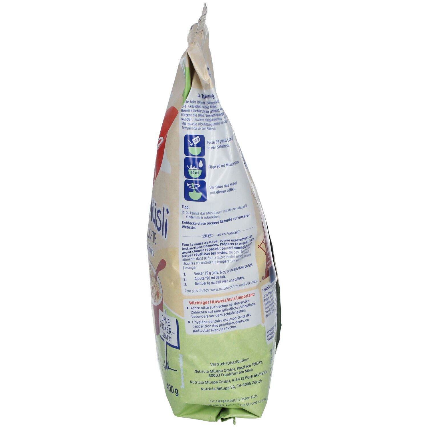 Milupa Kinder Müsli Feine Früchte