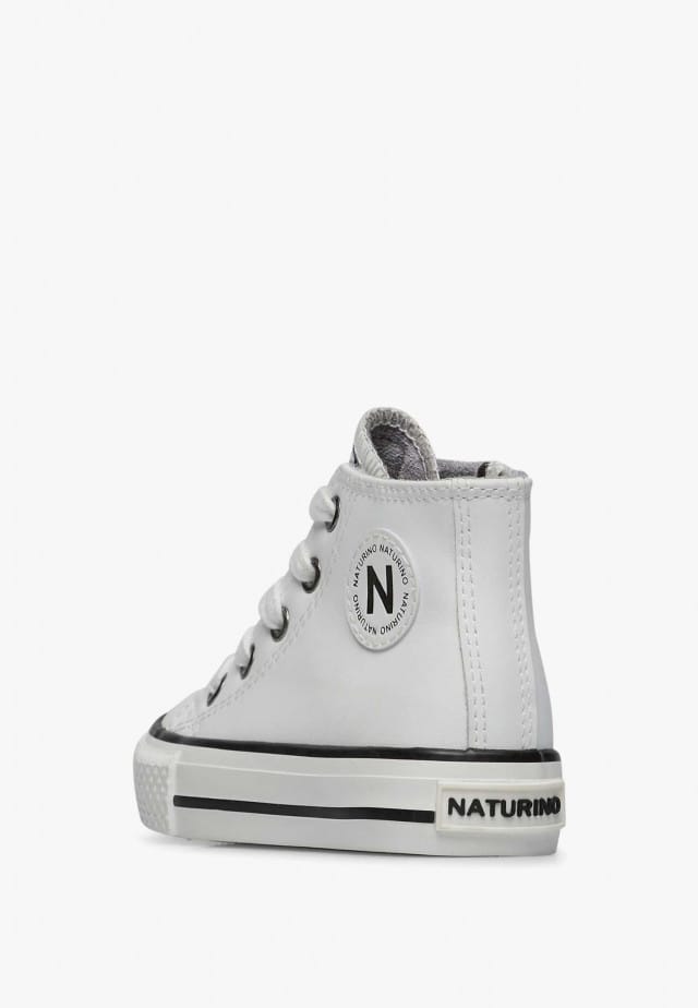 NATURINO YLFAS.Sneakers aus Leder, Weiß