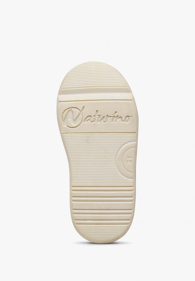 NATURINO DORD ZIPSneakers aus Leder und Veloursleder, Platin