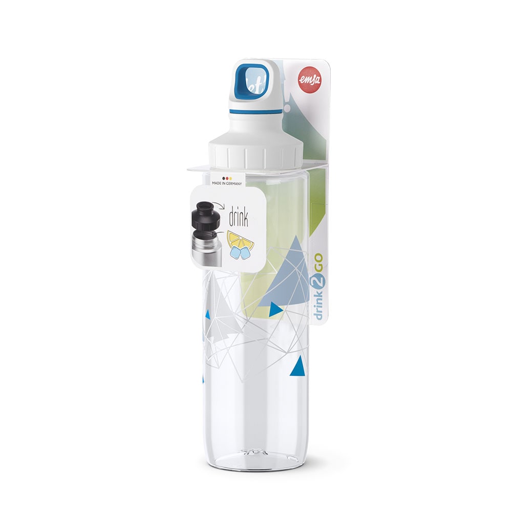 Drink2Go Tritan Geometry Trinkflasche