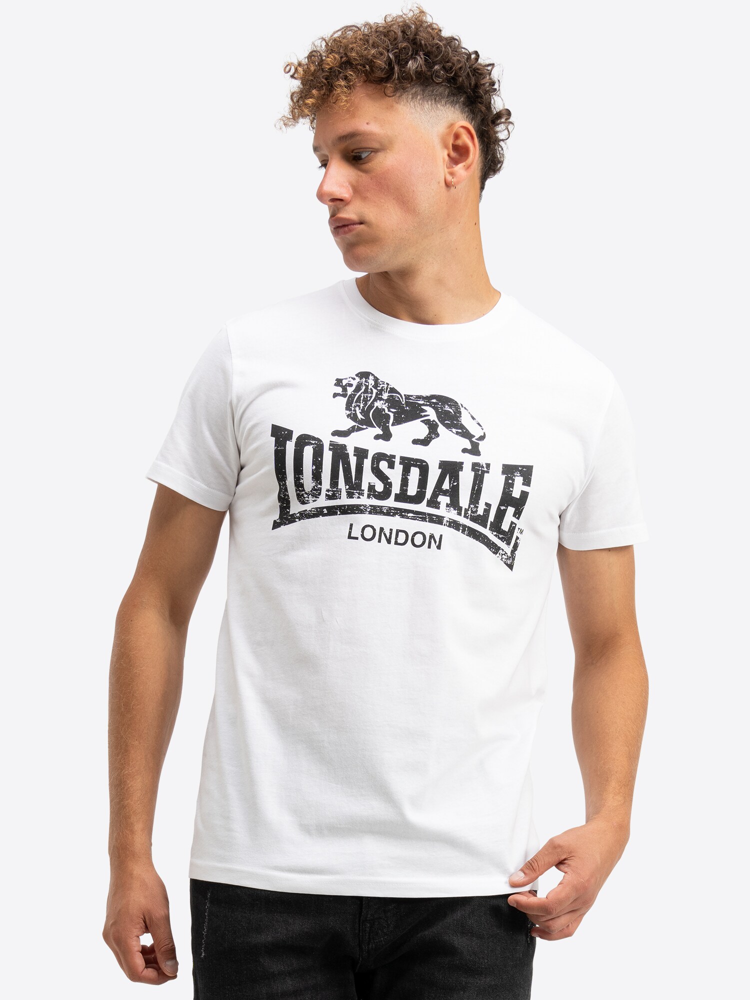 Lonsdale Herren T-Shirt normale Passform SILVERHILL