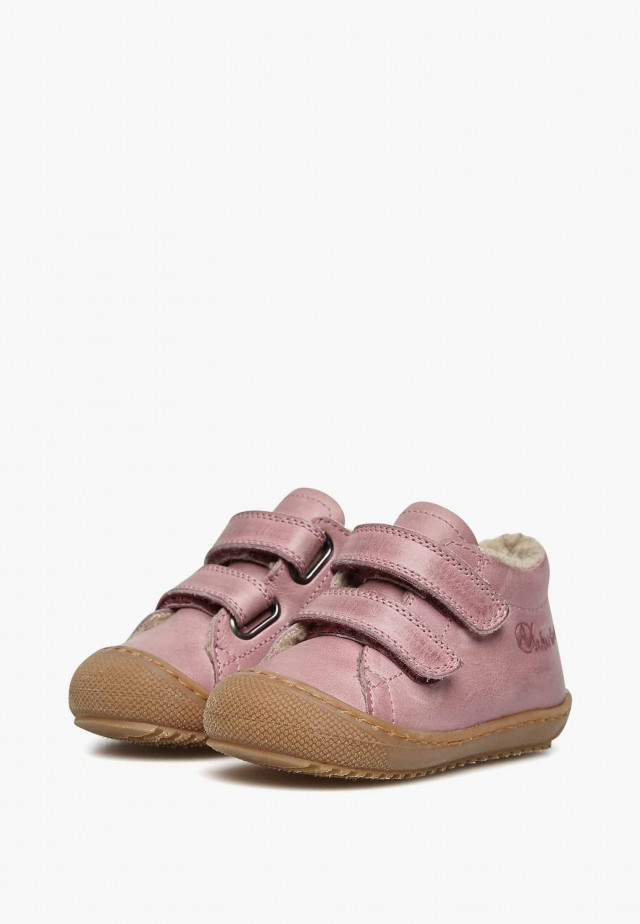 NATURINO RACOON VLLauflernschuhe mit Wollfutter, Rosa
