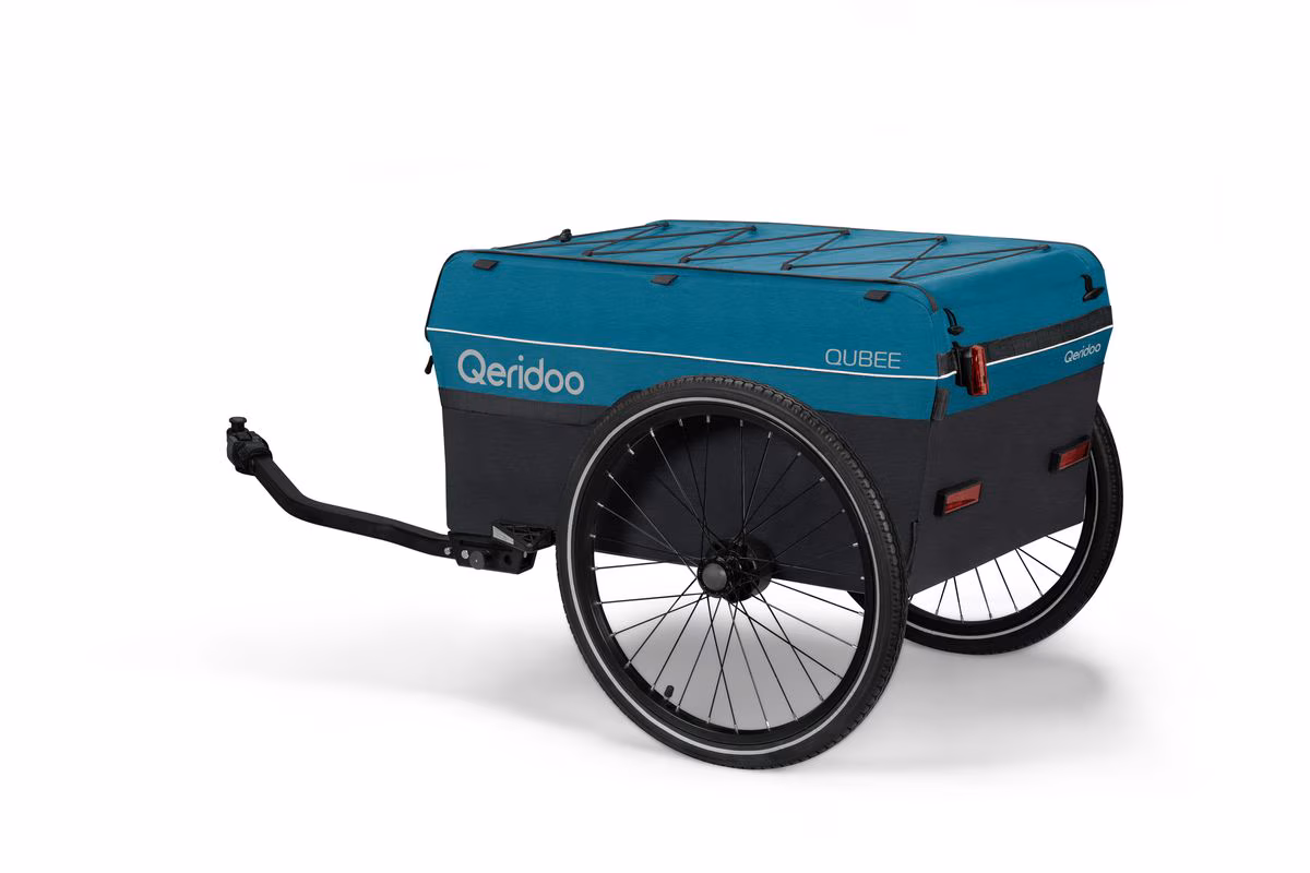 Qeridoo Fahrradanhänger Qubee Limited Edition Petrol