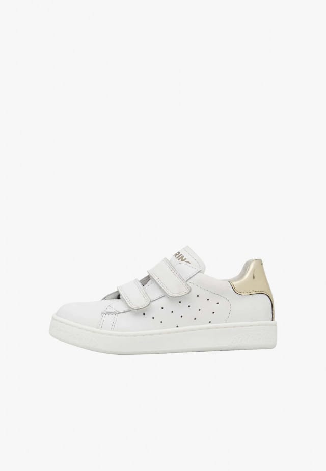 NATURINO HASSELT 2 VL.Sneakers aus Leder, Weiß-Platin