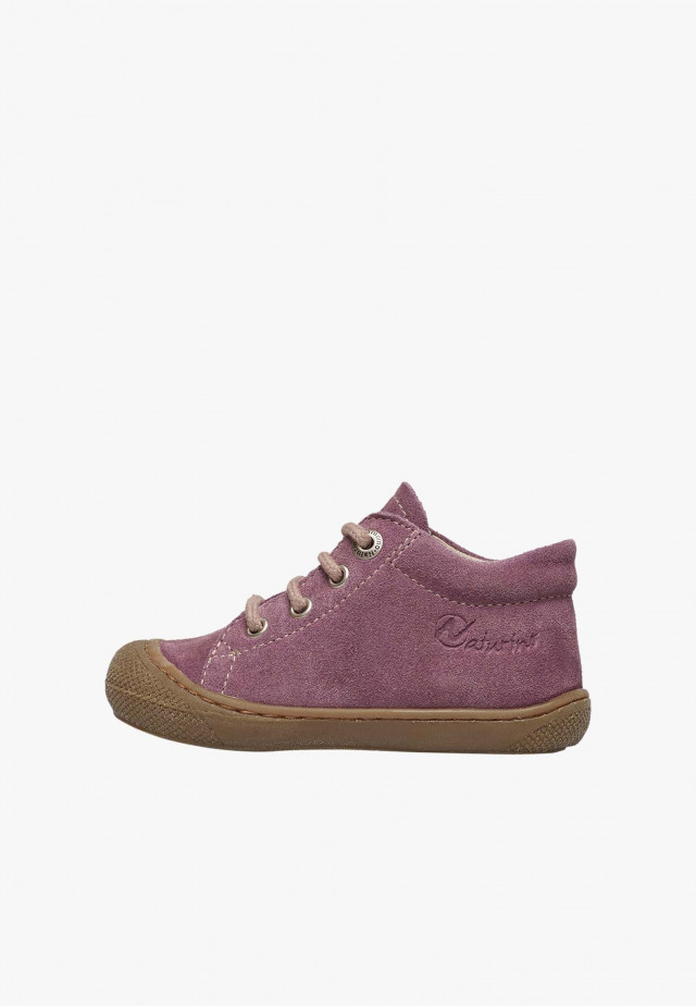 NATURINO COCOONLauflernschuhe aus Veloursleder, Violett