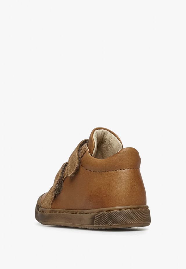 NATURINO DORD VLSneakers mit doppeltem Klettverschluss, Cognac