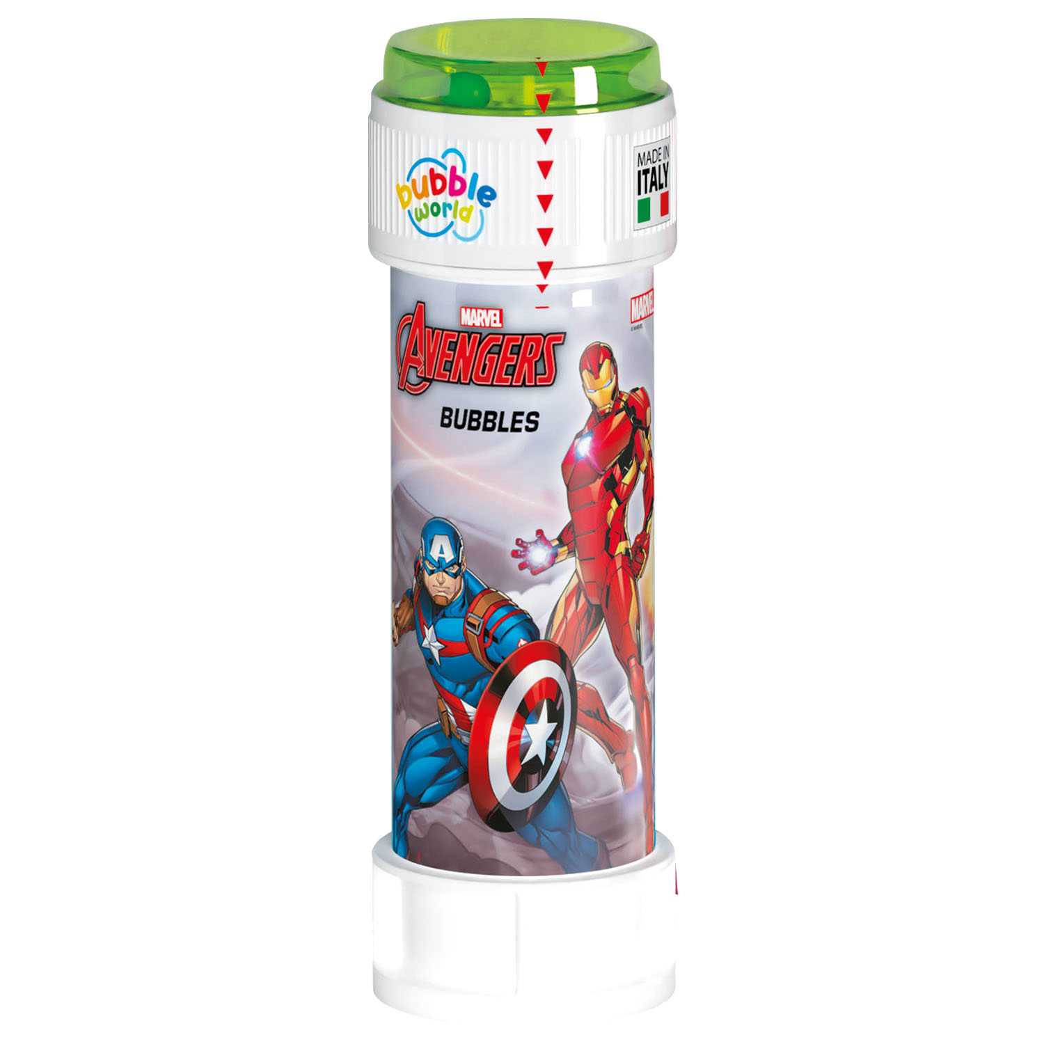 Seifenblasen Avengers mit Geschicklichkeitsspiel 60 ml 4fach