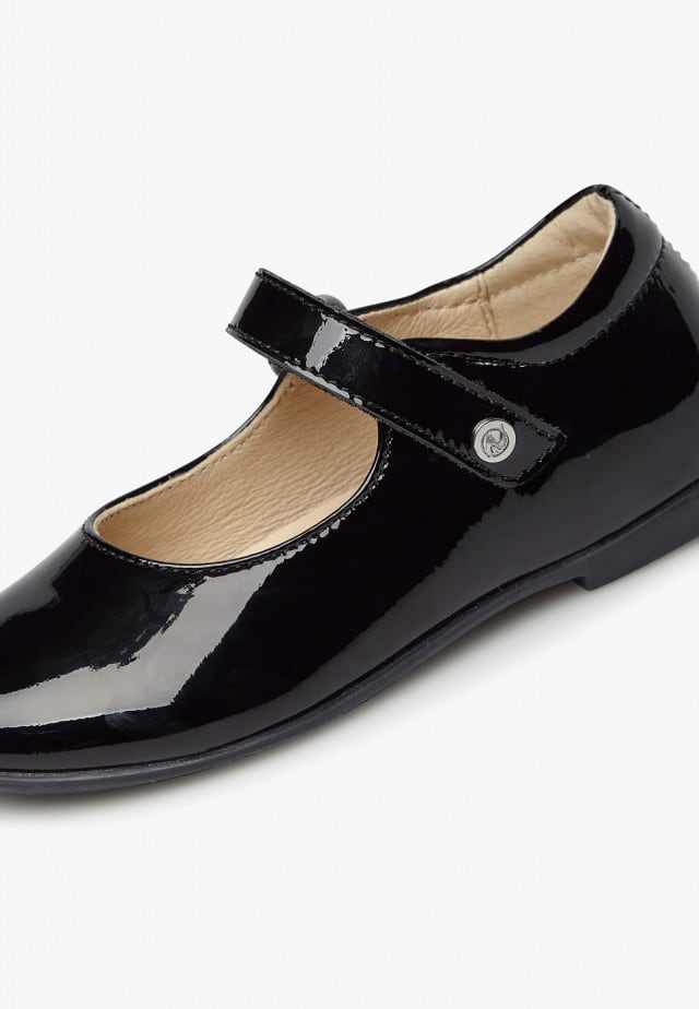 NATURINO DARLINGBallerinas aus Lackleder, Schwarz
