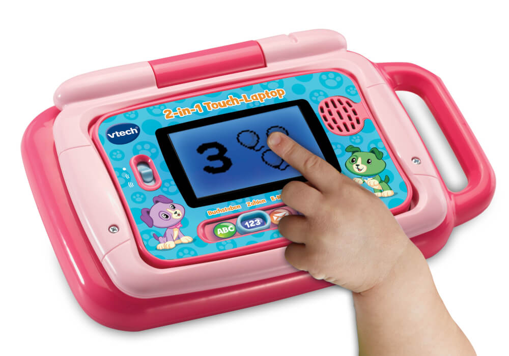 Vtech 80-600954 2-in-1 Touch-Laptop pink