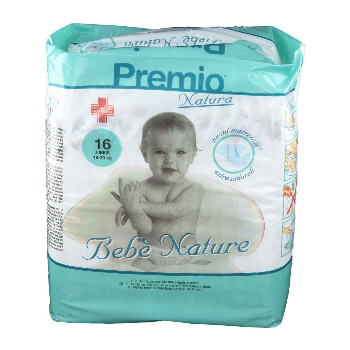 Premio® Natura Windeln 16 Junior 18-30 kg