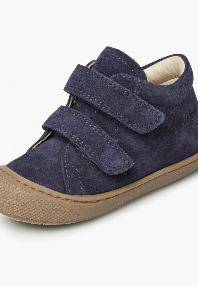 NATURINO COCOON VLLauflernschuhe aus Veloursleder, Marineblau