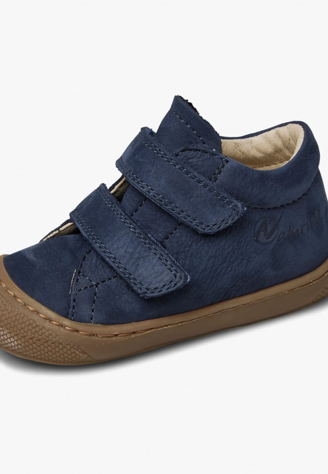 NATURINO COCOON VLLauflernschuhe aus Veloursleder, Marineblau