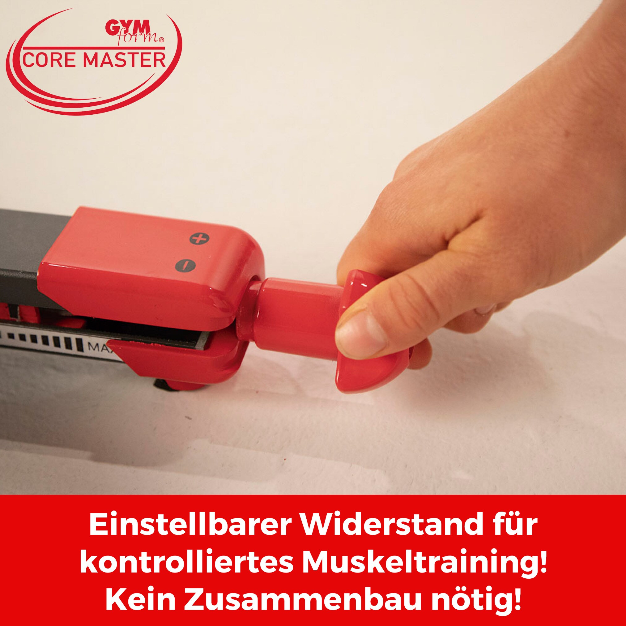 Gymform® Ganzkörpertrainer - kleines Fitnessgerät für Zuhause Core Master