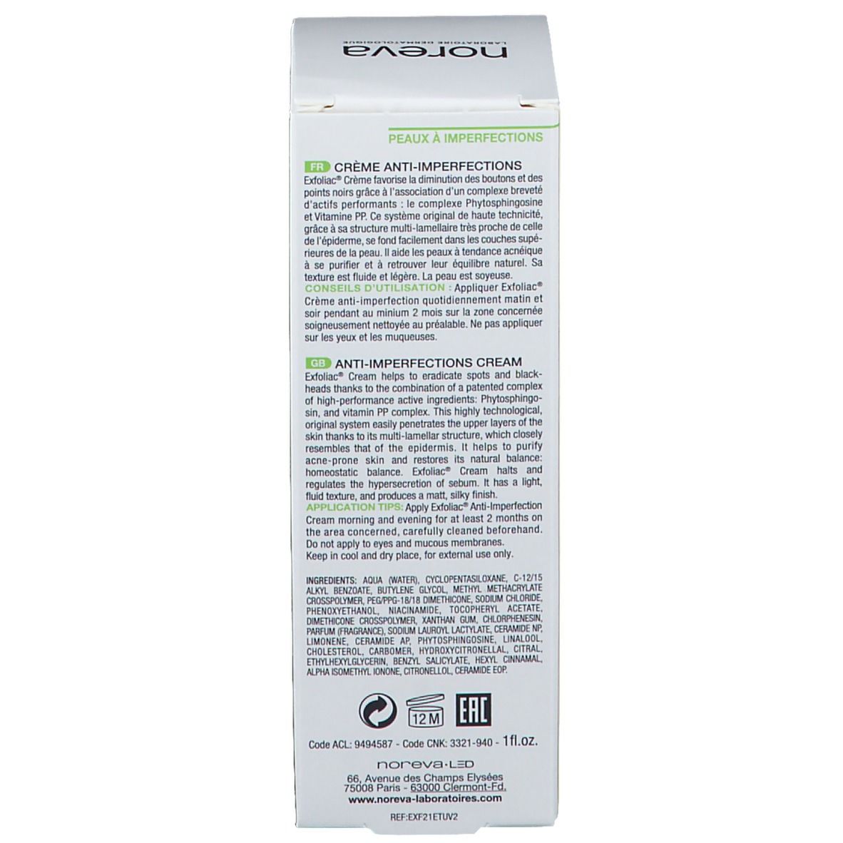 noreva Exfoliac® Creme