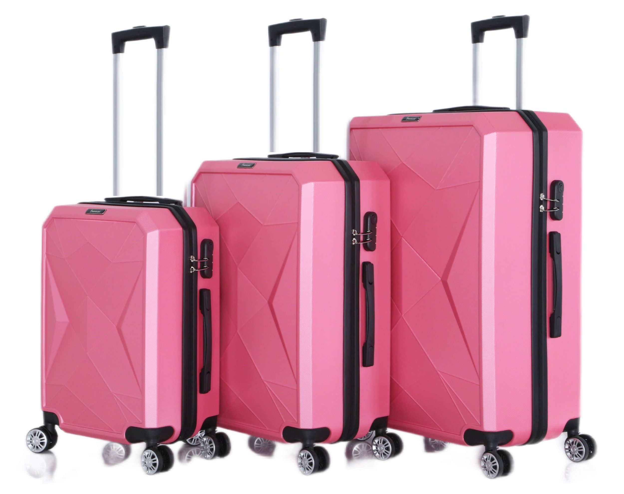 Reisekoffer ABS-03 Koffer 3-teilig Hartschale Trolley Set Kofferset
