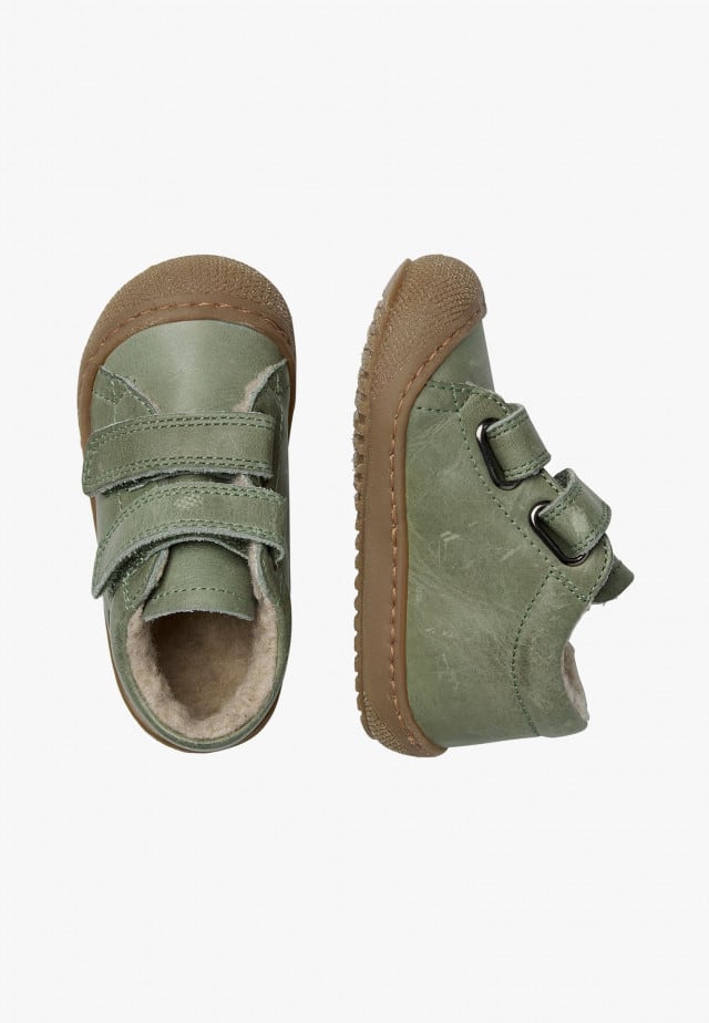 NATURINO RACOON VLLauflernschuhe mit Wollfutter, Salbei